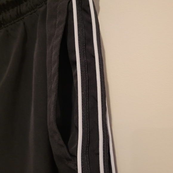 2/$18 Adidas Black Striped Track Running Performance Pants Joggers Extra Small - Picture 6 of 7